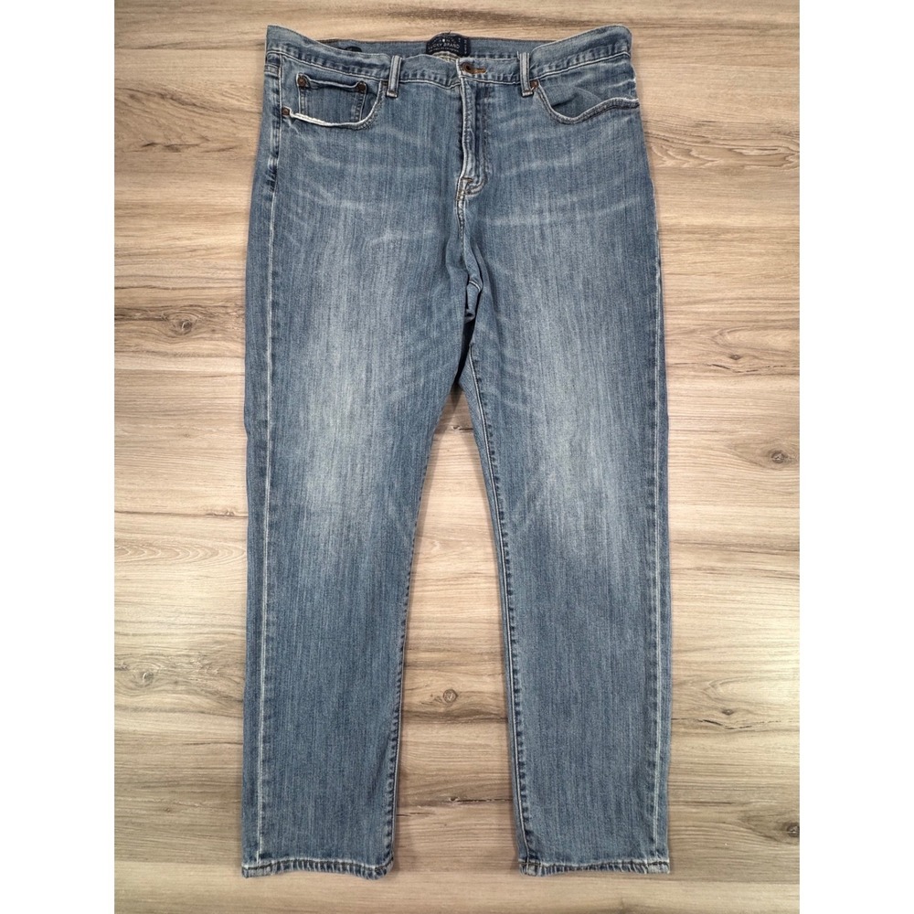 Lucky Brand 410 Athletic‎ Fit Jeans Mens 40x32 Medium Wash Candiani Denim 
Blue